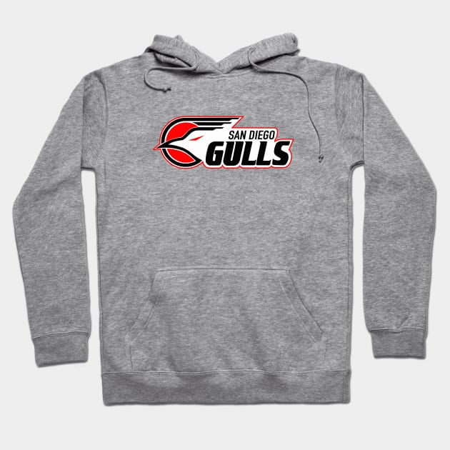 Defunct San Diego Gulls Hockey Hoodie by LocalZonly